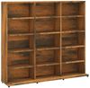 vidaXL CD-Regal Räuchereiche 100x23x89,5 cm Holzwerkstoff 815483 Bild 2
