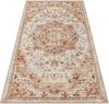 Songmics HOME Teppich, 80x150 cm, Wohnzimmerteppich, Rutschfester Teppich, traditioneller Vintage-Stil, für Wohnzimmer, Küche, Flur, Esszimmer, maschinenwaschbar, cappuccinobeige Bild 5