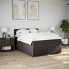 vidaXL Boxspringbett mit Matratze Dunkelbraun 140x190 cm Stoff 3285893 Bild 3