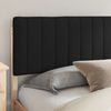 vidaXL Bettgestell mit gepolstertem Kopfteil Schwarz 200 x 200 cm 3405574 Bild 3