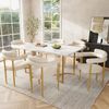 Flieks Esszimmerstuhl (Set, 6 St), 6er Set Polsterstühle Wohnzimmer Samt Küchenstühle Eisengestell Bild 5
