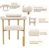 Flieks Esszimmerstuhl (Set, 6 St), 6er Set Polsterstühle Wohnzimmer Samt Küchenstühle Eisengestell Bild 3