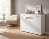 Sideboard >Volos< in weiß / Artisan Eiche Dekor - 118x91x35 (BxHxT) Bild 3