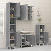vidaXL Badschrank Grau Sonoma 30x30x179 cm Holzwerkstoff 825832 Bild 4