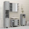 vidaXL Badschrank Grau Sonoma 30x30x179 cm Holzwerkstoff 825832 Bild 3