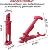 SURFOU Servierzange 2 in 1 Anti Heiße Klemmen Schüssel Clip Verbrühungs-Clip, Geschirrzange Küchenzange Anti-Hot Dish Gripper Mit Rutschfestem Bild 2