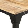 vidaXL Esstisch 220x100x76 cm Raues Mangoholz 321977 Bild 4