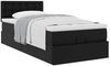 vidaXL Ottoman-Bett mit Matratze Schwarz 90x190 cm Kunstleder 3311278 Bild 5