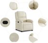 vidaXL Relaxsessel Creme Kunstleder 3205897 Bild 5