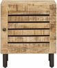 vidaXL Nachttisch 2 Stk. Natur 40 x 33 x 46 cm Massivholz Mango 4018841 Bild 4