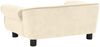vidaXL Hundesofa Creme 72x45x30 cm Plüsch 171042 Bild 5