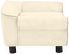 vidaXL Hundesofa Creme 72x45x30 cm Plüsch 171042 Bild 4
