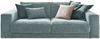 KAWOLA Sofa MADELINE 2-Sitzer Cord hellblau 85 x 127 x 230 cm Bild 3