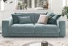 KAWOLA Sofa MADELINE 2-Sitzer Cord hellblau 85 x 127 x 230 cm Bild 2