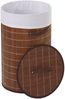Mendler 'HWC-C21' Wäschekorb, Bambus weiß, Ø 59x35 cm, 50 l, Braun Bild 4