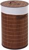 Mendler 'HWC-C21' Wäschekorb, Bambus weiß, Ø 59x35 cm, 50 l, Braun Bild 5