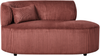 Linksseitige Chaiselongue VANVEY Cord Rot Bild 4