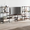 vidaXL TV-Schrank Braun Eichen-Optik 206,5x28,5x95 cm Holzwerkstoff 842485 Bild 3