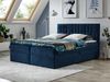 Boxspringbett Trifoli III, Blau, 140x200 cm Bild 2