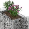 vidaXL Gabionen-Hochbeet Silber 42033296 Bild 4