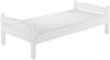 60.32-08 W M stabiles Bett weiss 80x200 cm, Kiefer massiv, kompl. mit Rollrost und Matratze Bild 5