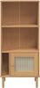 vidaXL Bücherschrank SENJA Rattan-Look Braun 60x35x130 cm Kiefernholz 358058 Bild 5