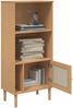 vidaXL Bücherschrank SENJA Rattan-Look Braun 60x35x130 cm Kiefernholz 358058 Bild 4