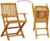 vidaXL 9-tlg. Garten-Essgruppe 180x90x75 cm Massivholz Akazie 3321529 Bild 5