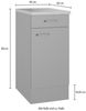 OPTIFIT Unterschrank OPTImulti Breite 40 cm, mit 1 Tür, 1 Schubkasten, 1 Einlegeboden Bild 4