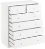 Kommode weiß Sideboard Anrichte Kiefer massiv 2+4 Schubladen 90.50-13W Bild 5
