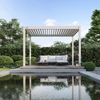 Weide 'Classic' Pergola, freistehend, Aluminium / Stahl beige, 300 x 360 x 255 cm Bild 3