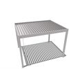 Weide 'Classic' Pergola, freistehend, Aluminium / Stahl beige, 300 x 360 x 255 cm Bild 2