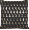 Kissen 2er Set Pflanzenmuster LEROY Baumwolle 45 x 45 cm Schwarz Bild 4