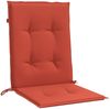 vidaXL Niedriglehner-Auflagen 6 Stk. Melange Rot 100x50x4 cm Stoff 4002465 Bild 5