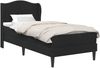 vidaXL Bettrahmen mit Kopfteil Schwarz 80 x 200 cm Samt 3415170 Bild 2