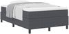 vidaXL Boxspringbett Dunkelgrau und Weiß 120 x 190 cm Cordstoff 3337453 Bild 3