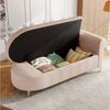 STILVORA Schlafsofa Multifunktionale Chaiselongue Einzelsessel mit Stauraum für Wohnungen, Einzel-Chaiselongue, Recamiere, Teddyplüsch, Retro Design, Metallfüße, feste Polsterung, atmungsaktiv Bild 3