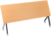 Zusammenklappbarer Schreibtisch BENDI Braun 180 cm 60 cm Bild 5