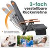 HOMECALL Campingstuhl Faltbar Hochlehner Luxus Klappstuhl mit 4,5cm Dicke Gepolstert (150kg Belastbar mit 3 Positionen Verstellbar Angelstuhl, 2 St), für Garten Balkon Wohnmobil Bild 3
