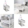 roba Stubenbett 'Adam & Eule' - Beistellbett - Babybett - Wiege & Kinderbank - Weiß Bild 5