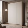 Lookway Kleiderschrank AUREL 3D KASCHMIR Drehtürenschrank mit 3 Türen 150 x 210 x 57 cm Bild 2