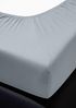 Irisette Vesuv Kuschel Jersey Spannbetttuch Bettlaken 90 x 190 cm - 100 x 200 cm 21 taubenblau Bild 3