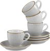 Vintage Nature Stein, Espresso Set 8-tlg (mo) Bild 1