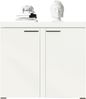 AX LIVING Schmal Kommode Spacoro 2T – Eleganz für Ihr Zuhause, Weiß Bild 3