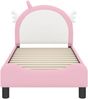 vidaXL Kinderbettgestell mit Kopfteil Rosa 70 x 140 cm PU 42011229 Bild 5