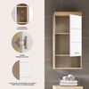 INOSIGN Hängeschrank Siena, Breite 37cm, 1 Tür, 1 offenes Fächer, 1 Einlegeboden, MDF-Front (1-St) in verschiedenen Farben erhältlich, Badmöbel, Badschrank, Schrank, Bad Bild 4