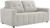 Vente-unique - ISISTIA Sofa Stoff Grau - B 100 cm x H 95 cm x L 202 cm Bild 4