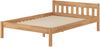 Überlanges Doppelbett Massivholzbett 140x220 Buche Zubehör wählbar V-60.83-14-220Rollrost und Matratze inkl. Bild 2