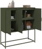 vidaXL Sideboard Olivgrün 100,5x39x107 cm Stahl 846540 Bild 4