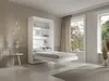 Vente-unique - RAPILI Bett Holz, Platte Weiß - B 50 cm239,2 cm x H 225,2 cm x L 139 cm Bild 2